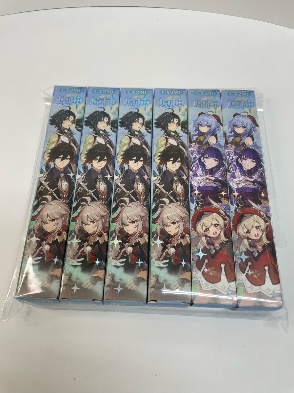 Genshin Anime Character - Pens Set of 6